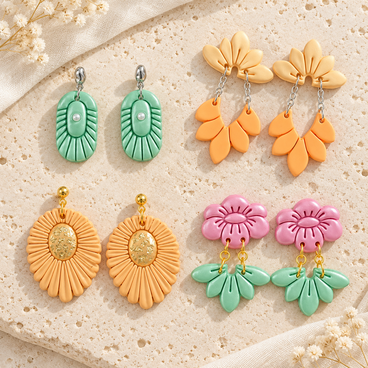 Polymer Clay Earring Collection