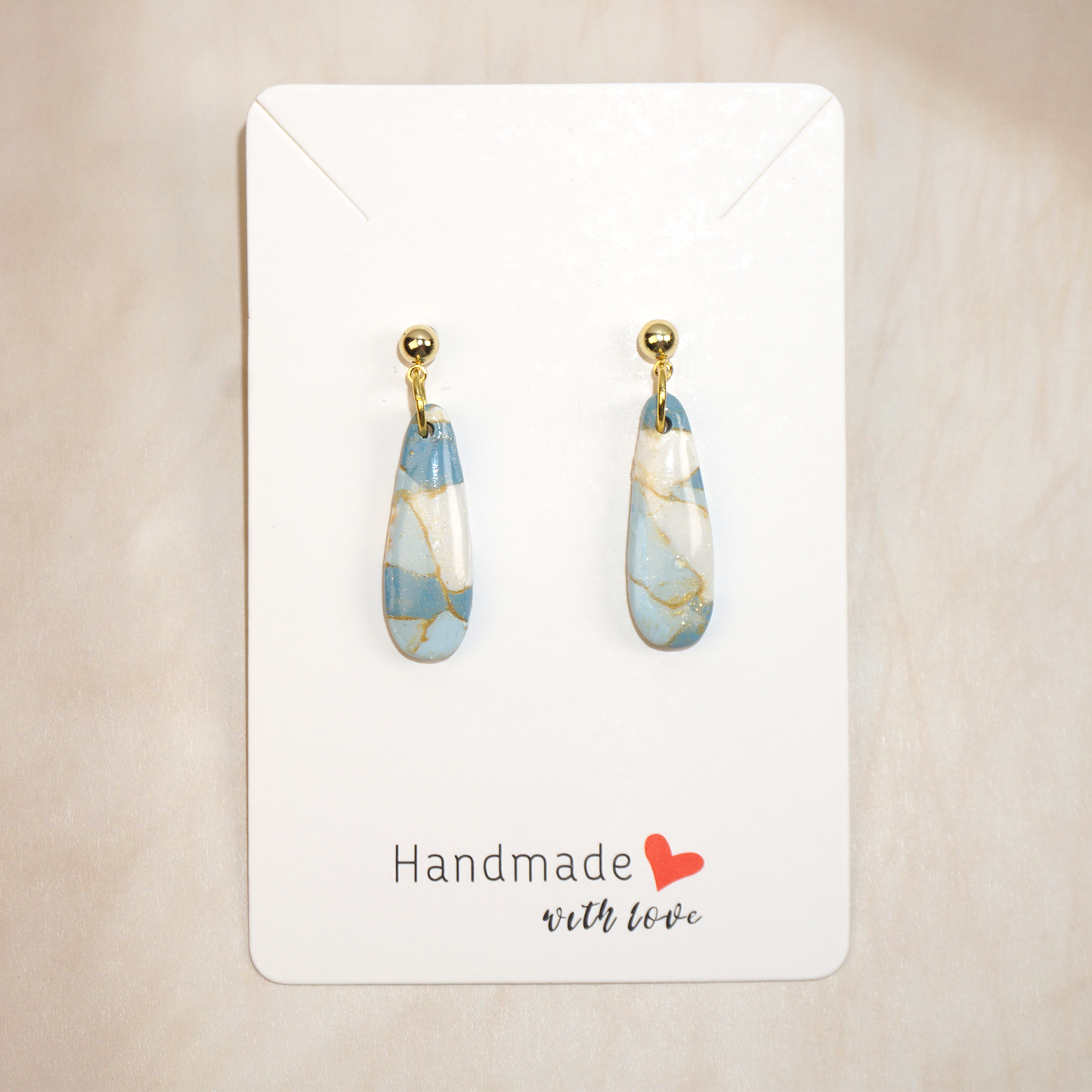 Blessyoart Polymer Clay Earrings,Handmade DIY Clay Jewelry for Women
