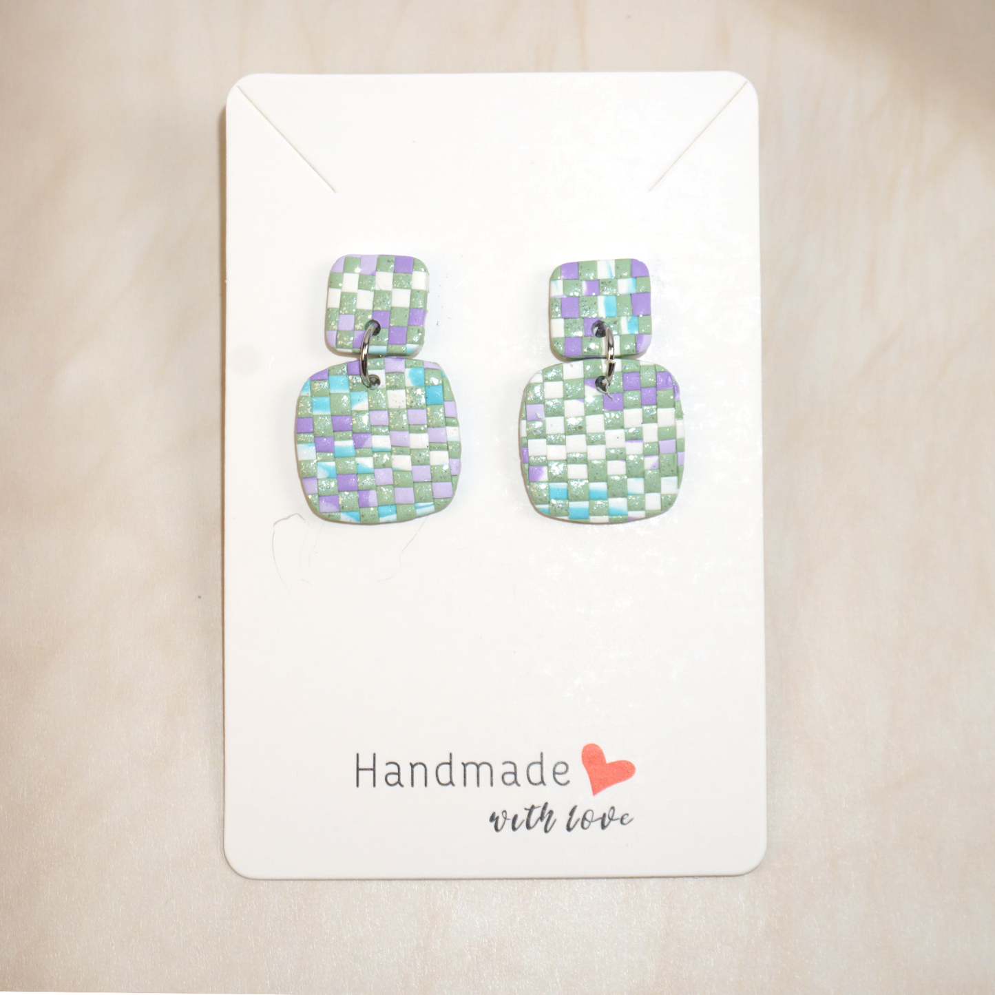 Blessyoart Polymer Clay Earrings,Handmade DIY Clay Jewelry for Women