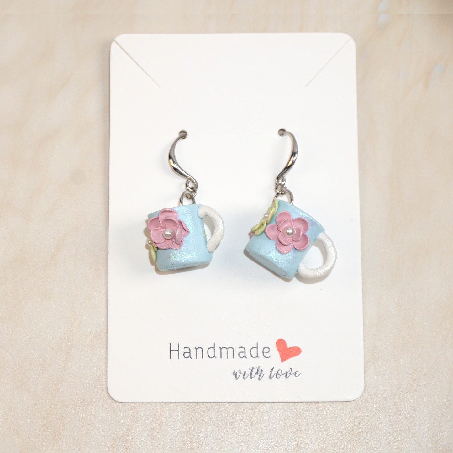 Blessyoart Polymer Clay Earrings,Handmade DIY Clay Jewelry for Women