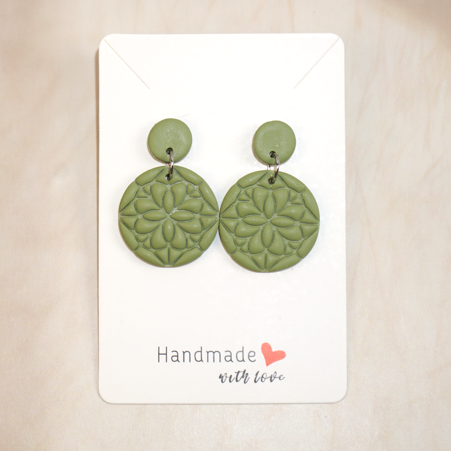 Blessyoart Polymer Clay Earrings,Handmade DIY Clay Jewelry for Women