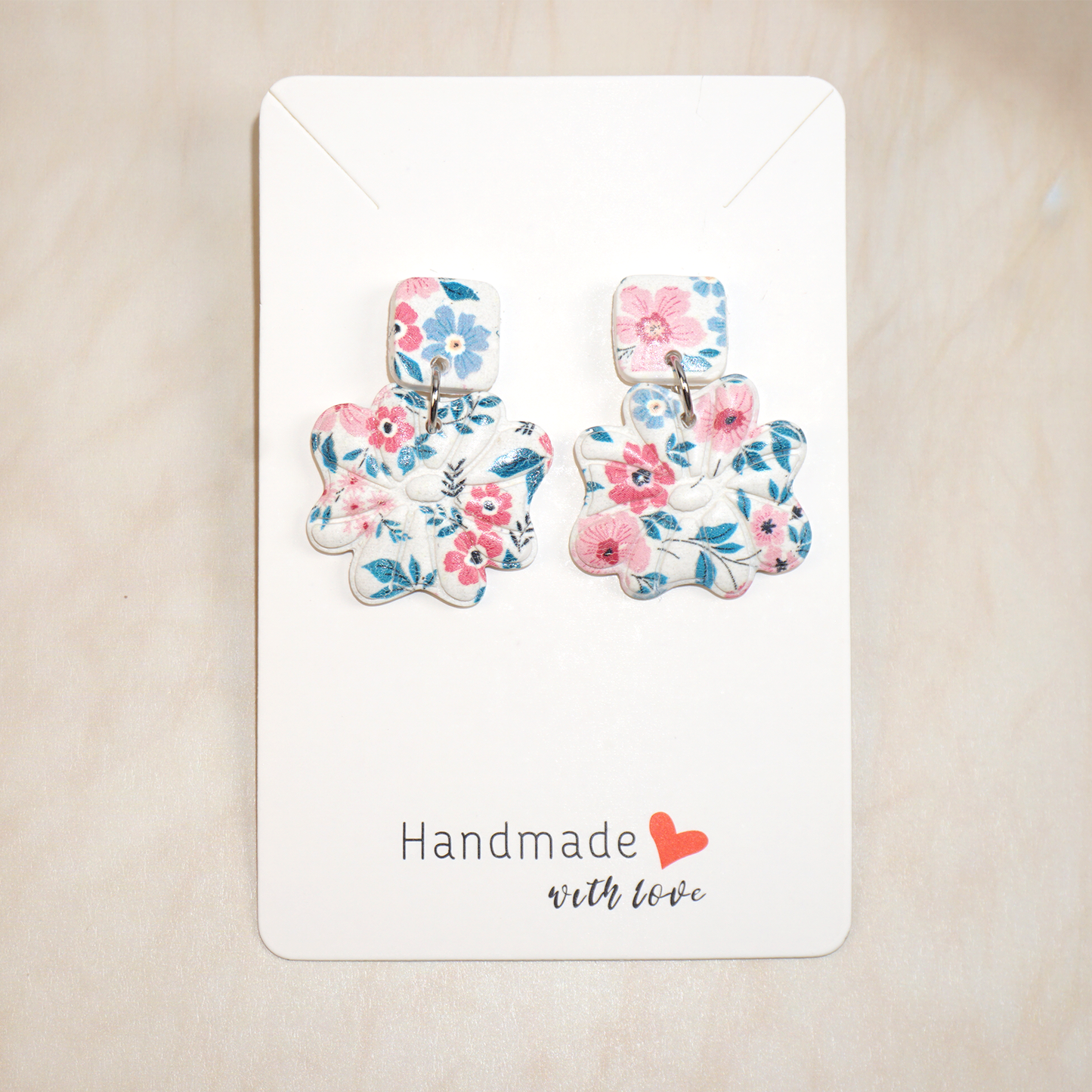 Blessyoart Polymer Clay Earrings,Handmade DIY Clay Jewelry for Women