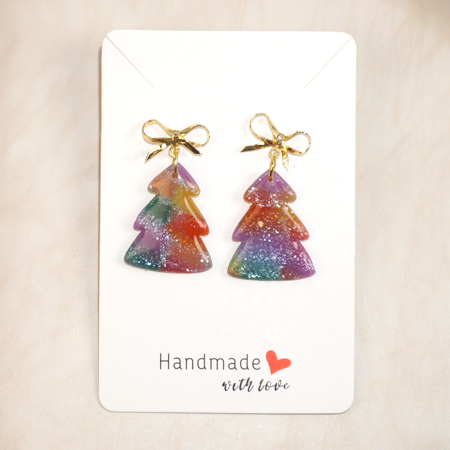 Blessyoart Polymer Clay Earrings,Handmade DIY Clay Jewelry for Women
