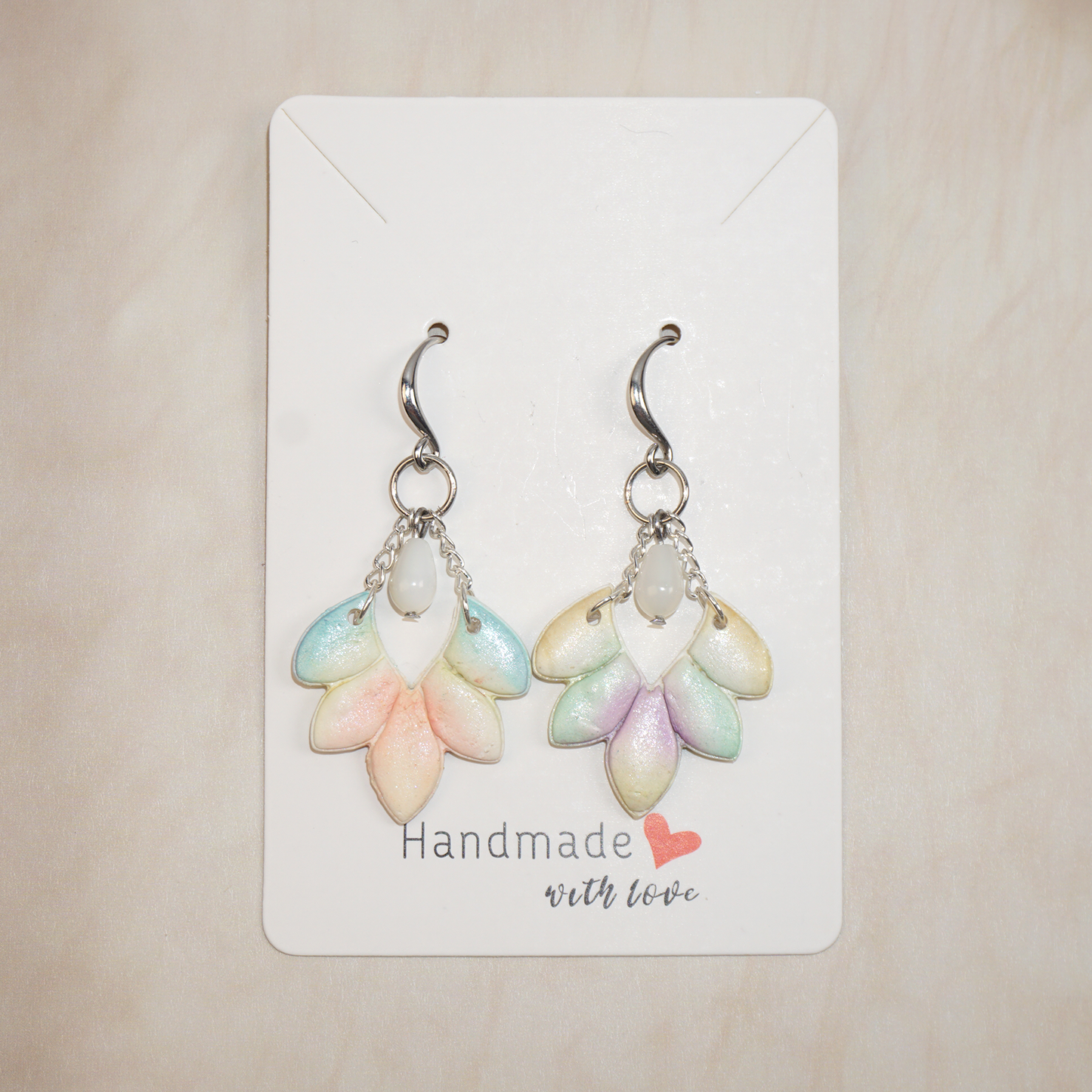 Blessyoart Polymer Clay Earrings,Handmade DIY Clay Jewelry for Women
