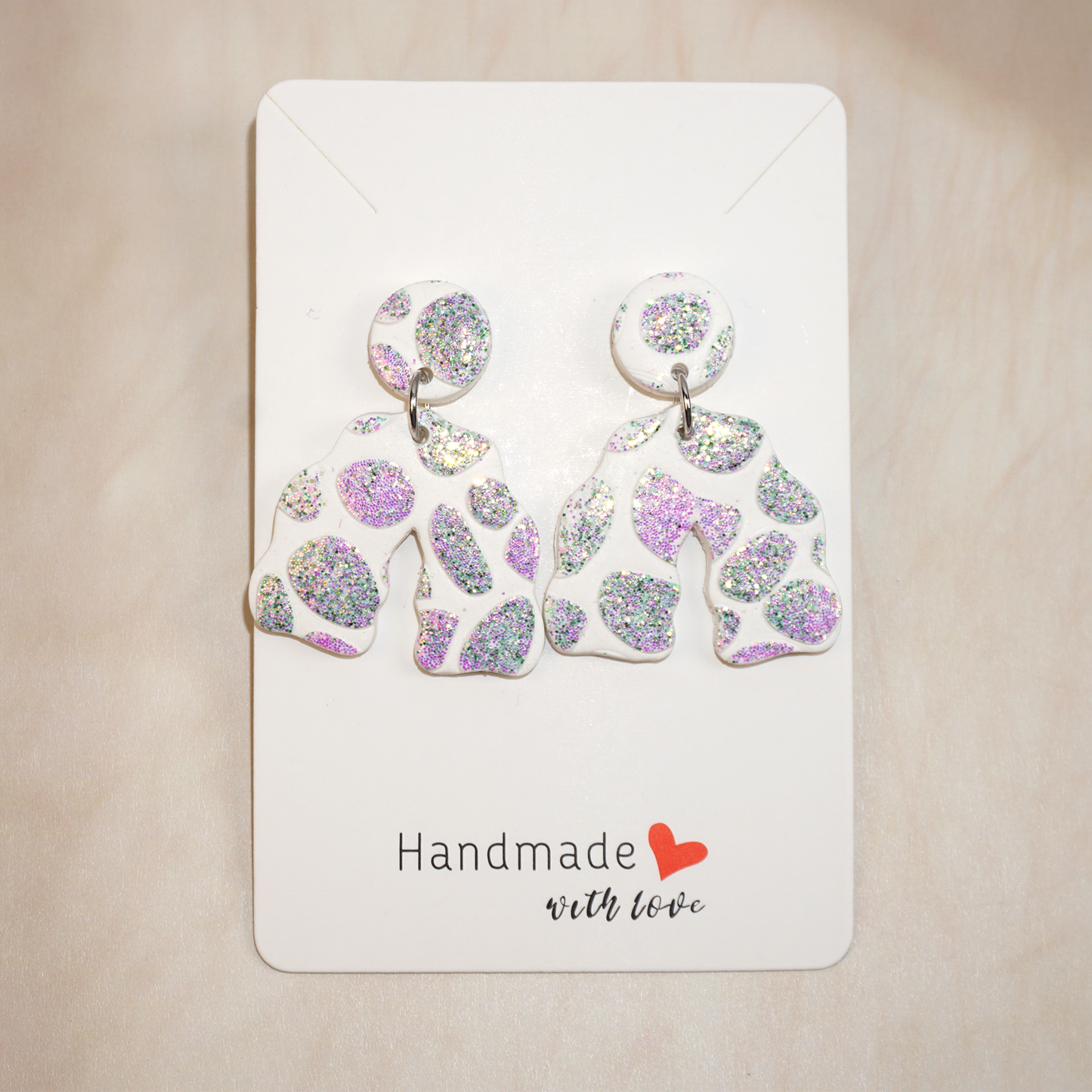 Blessyoart Polymer Clay Earrings,Handmade DIY Clay Jewelry for Women