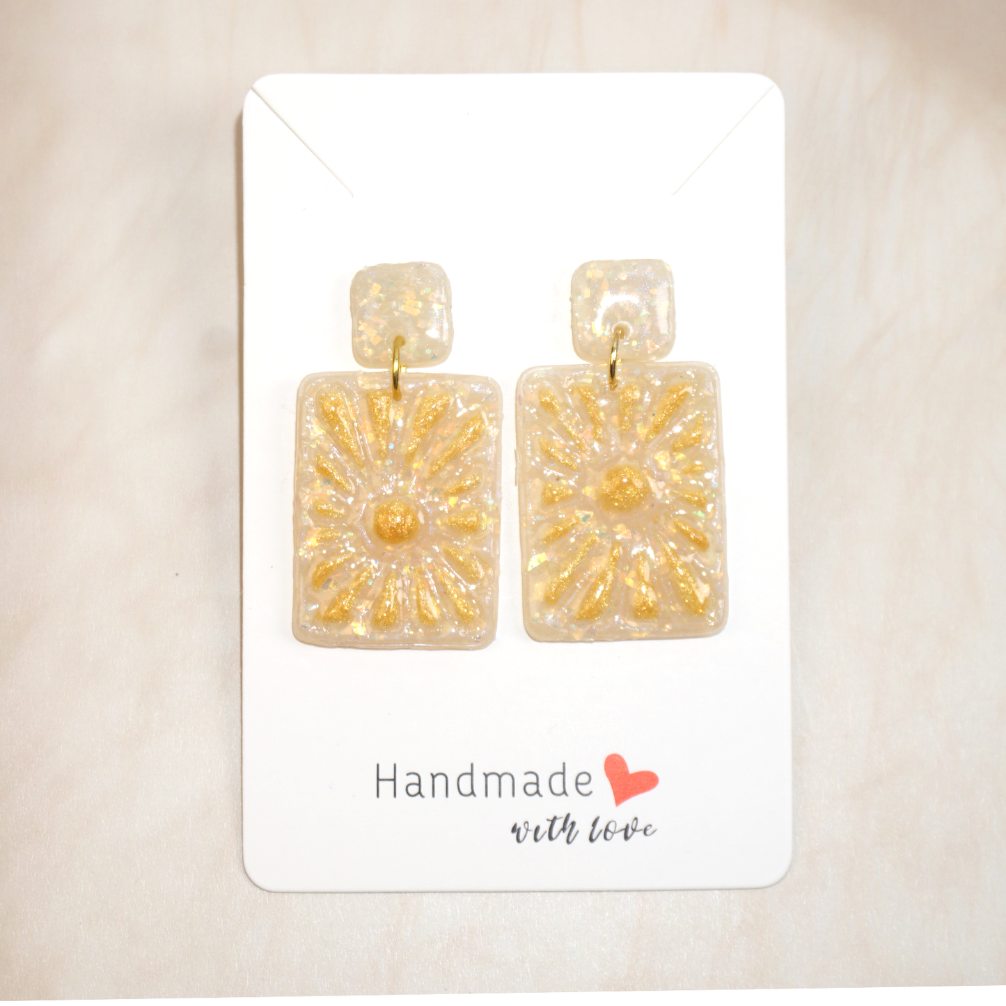 Blessyoart Polymer Clay Earrings,Handmade DIY Clay Jewelry for Women