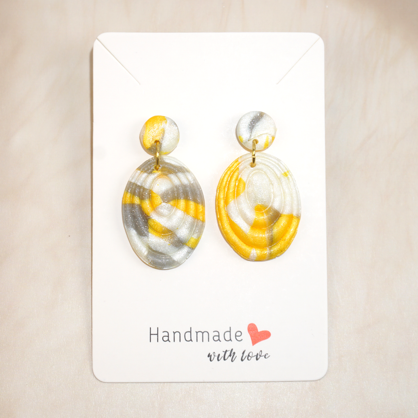 Blessyoart Polymer Clay Earrings,Handmade DIY Clay Jewelry for Women